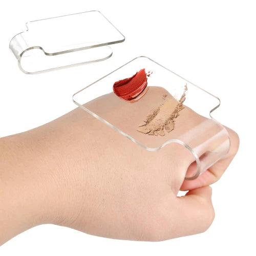 Acrylic mixing hand palette