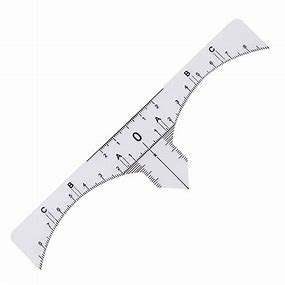Brow Mapping Ruler